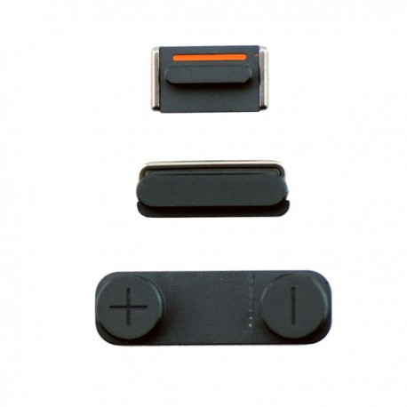 Kit tasti laterali iPhone 5G Nero / Argento