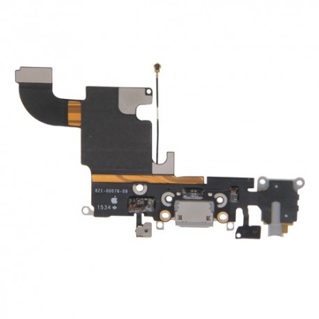 Connettore dock + Jack audio + microfono + antenna iPhone 6G Bianco/Nero