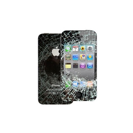 Riparazione Fronte e Retro Vetro Touch Display LCD e Cover Posteriore iPhone 4S